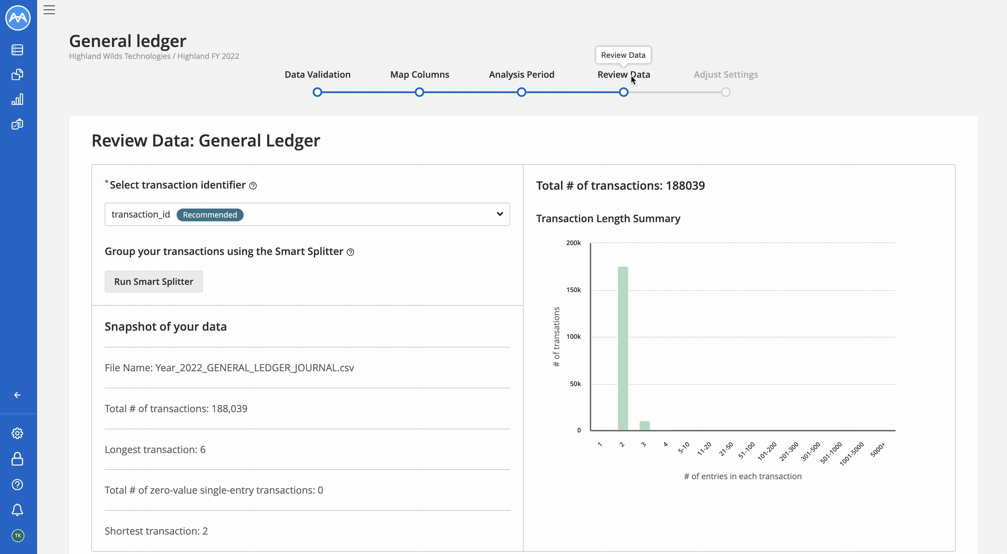 GIF showing the Review Data step.gif