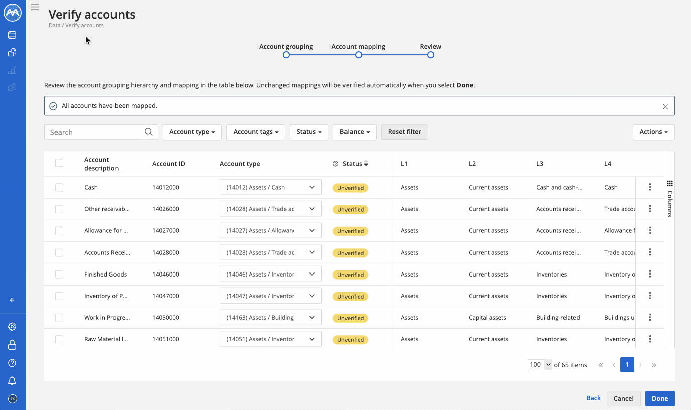 GIF_showing_the_Review_step_of_the_Verify_Accounts_workflow.gif