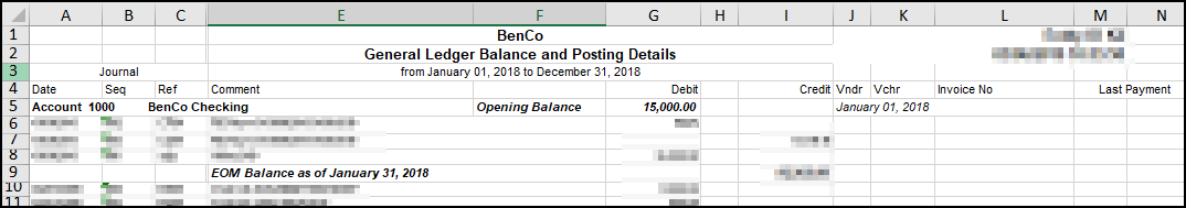 tudor export file in excel