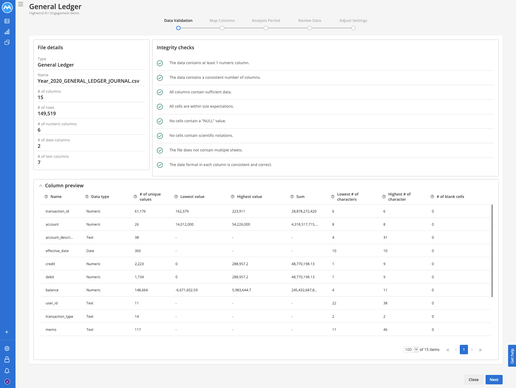 General_Ledger_Analysis_-_Data_Validation_Page