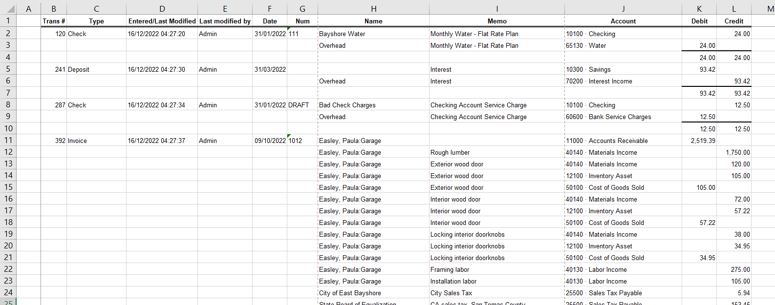 quickbooks enterprise 2016 paste credit memo